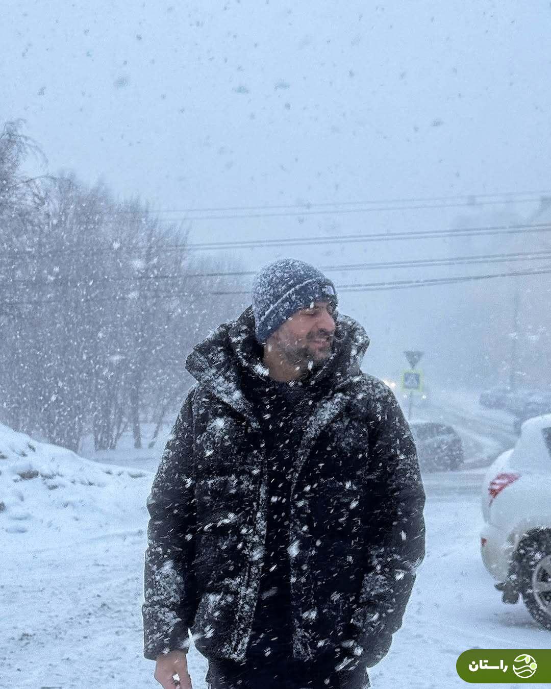 عکس‌‌های سرد و یخیِ علی ضیا در برف و بوران روسیه