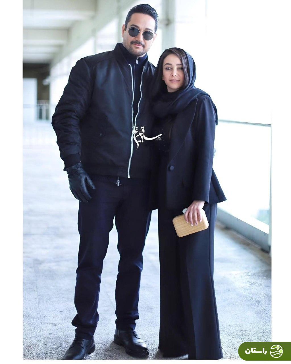 عکس | ژست خاص الناز حبیبی در کنار برادرش