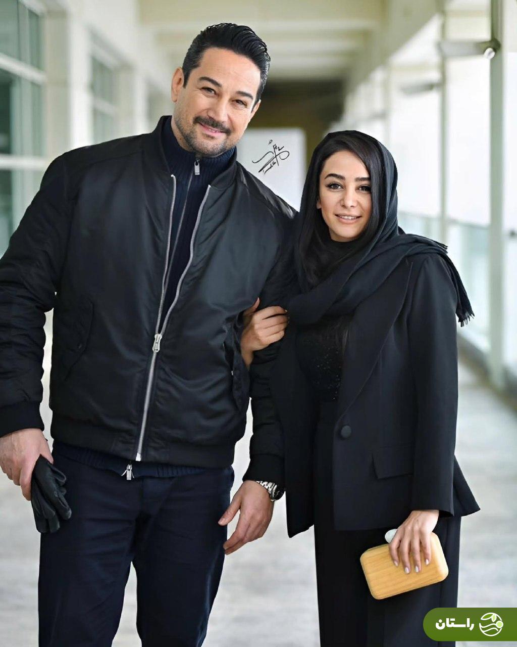 عکس | ژست خاص الناز حبیبی در کنار برادرش