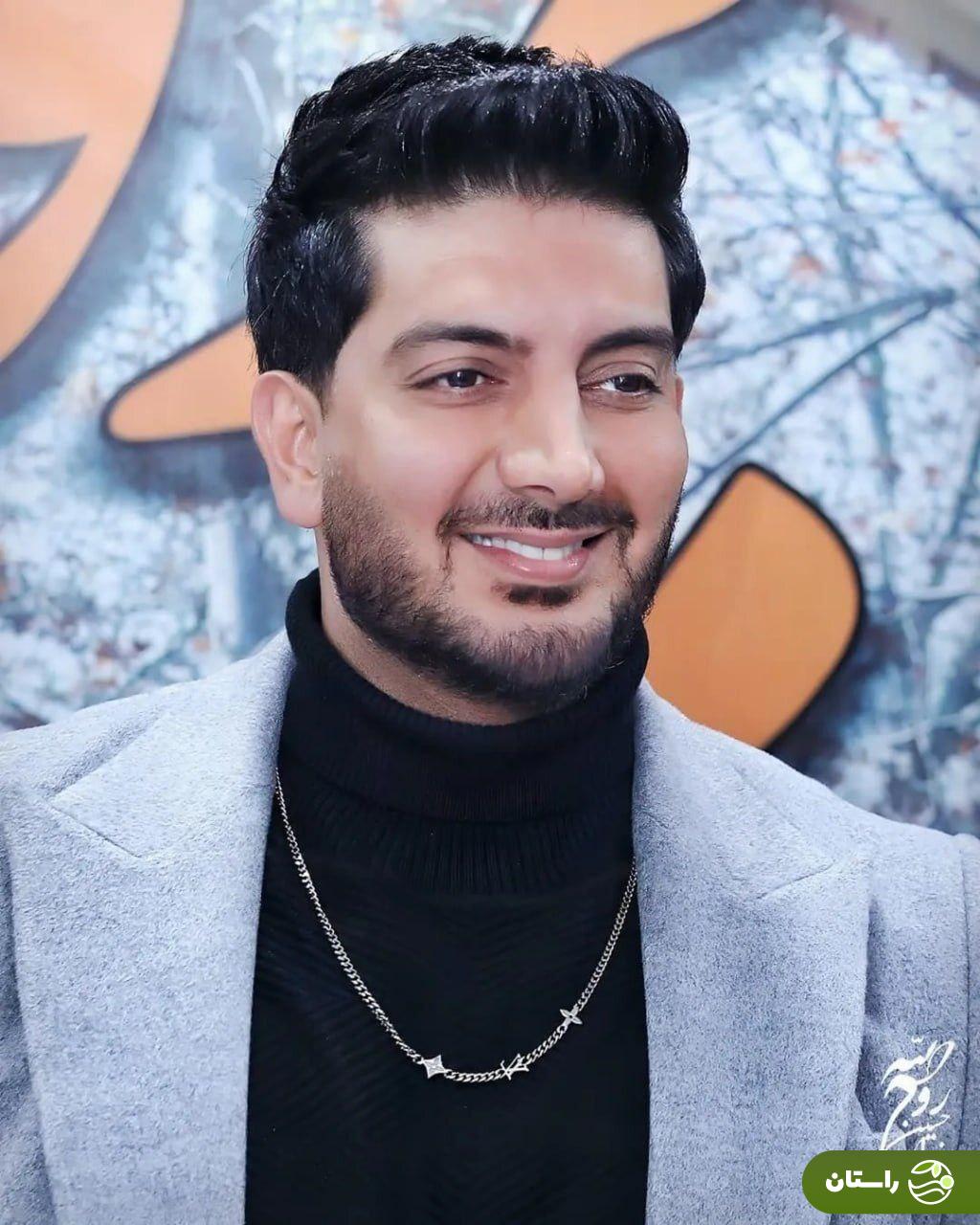 تصاویر | گردنبند گرانقیمت فرزاد فرزین در اکران خصوصی