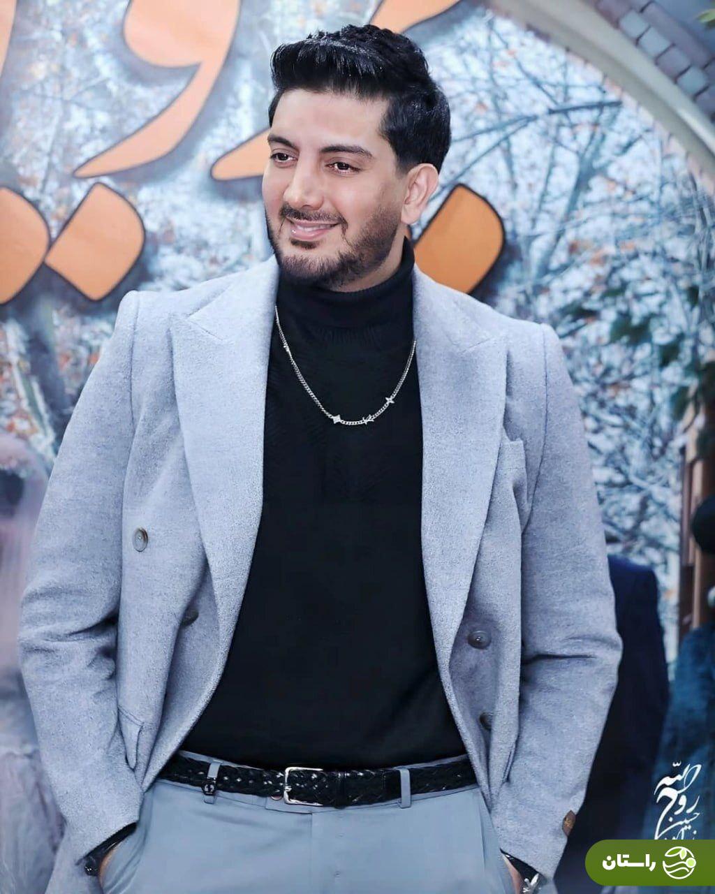 تصاویر | گردنبند گرانقیمت فرزاد فرزین در اکران خصوصی