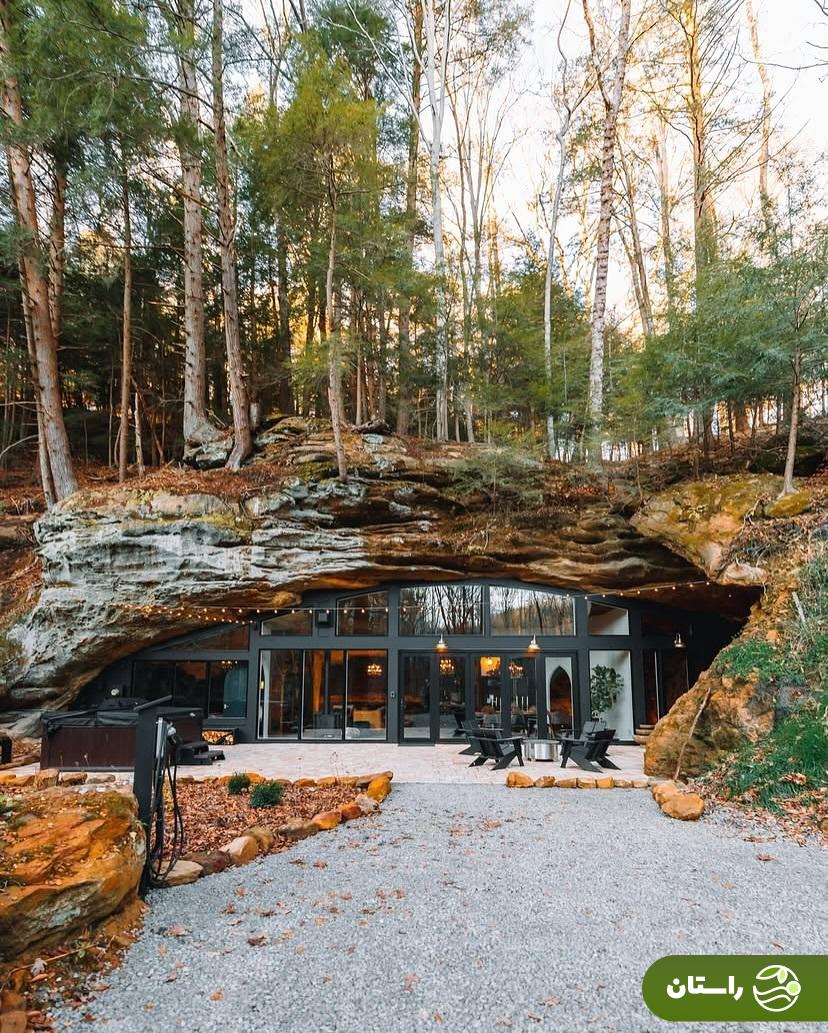 تبدیل غاری متروکه به خانهای گرم و زیبا تبدیل غاری متروکه به خانهای گرم و زیبا