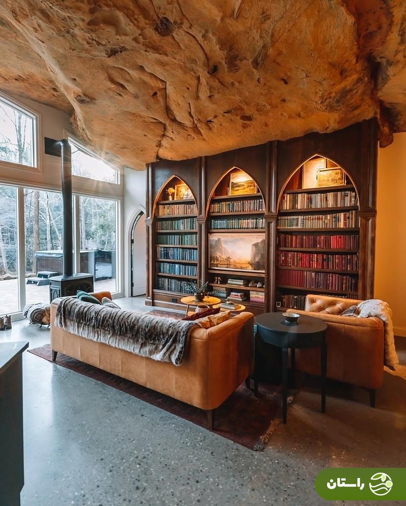 تبدیل غاری متروکه به خانهای گرم و زیبا تبدیل غاری متروکه به خانهای گرم و زیبا