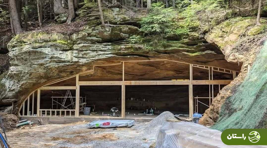 تبدیل غاری متروکه به خانهای گرم و زیبا تبدیل غاری متروکه به خانهای گرم و زیبا