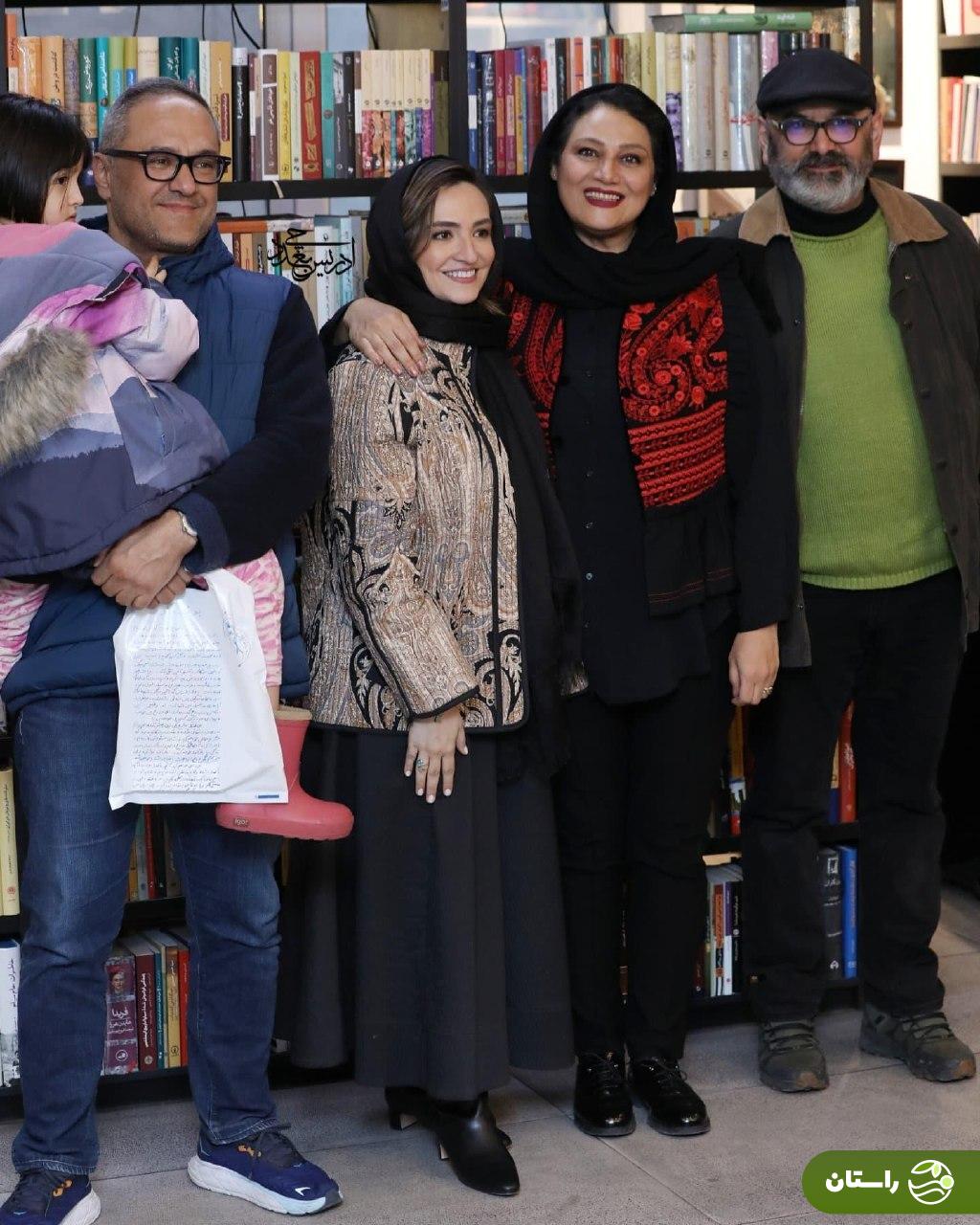 تصاویر | رونمایی از کتاب گلاره عباسی با حضور شبنم مقدمی و رامبد جوان
