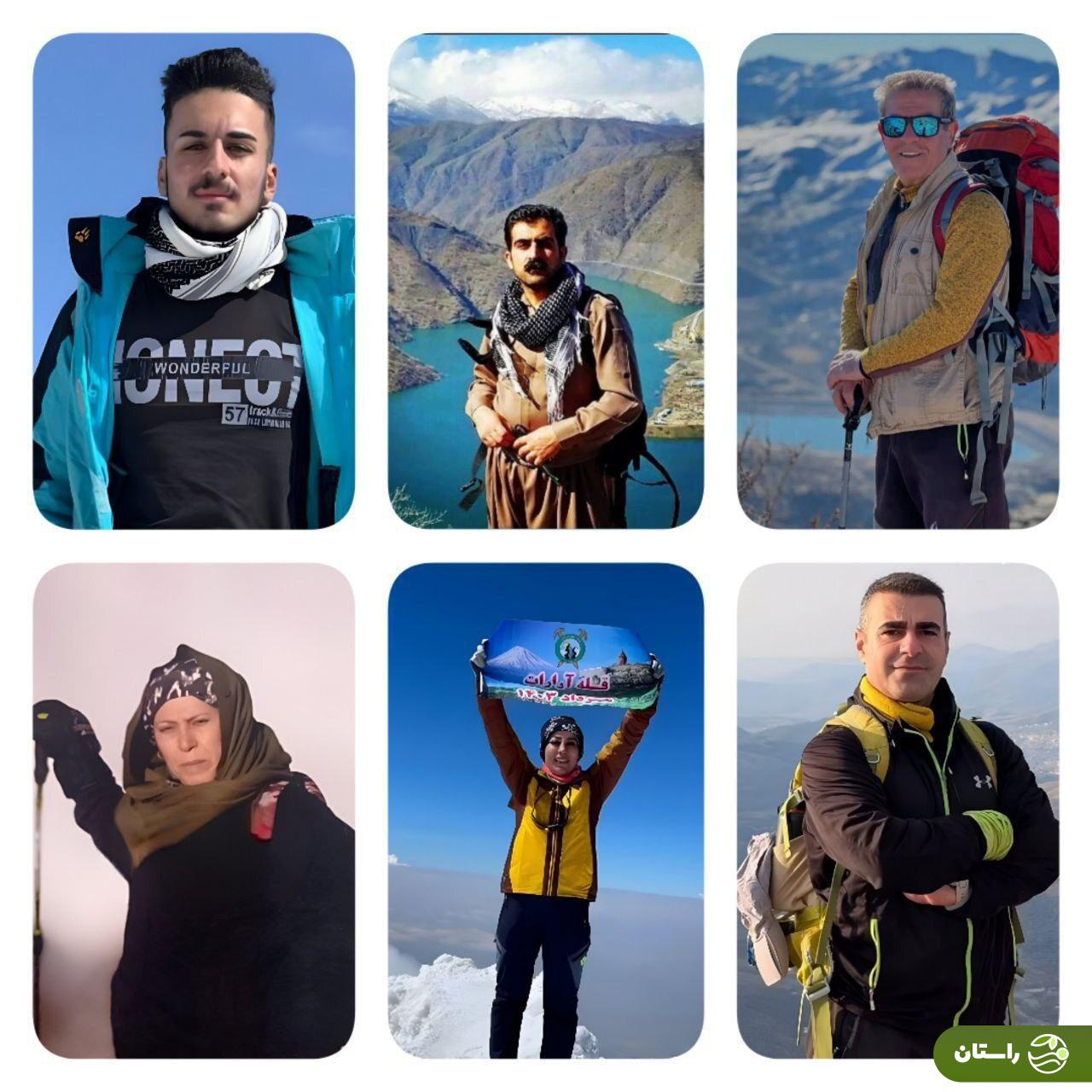 جانباختن ۶ کوهنورد در ارتفاعات هفت تاش کردستان جانباختن ۶ کوهنورد در ارتفاعات هفت تاش کردستان