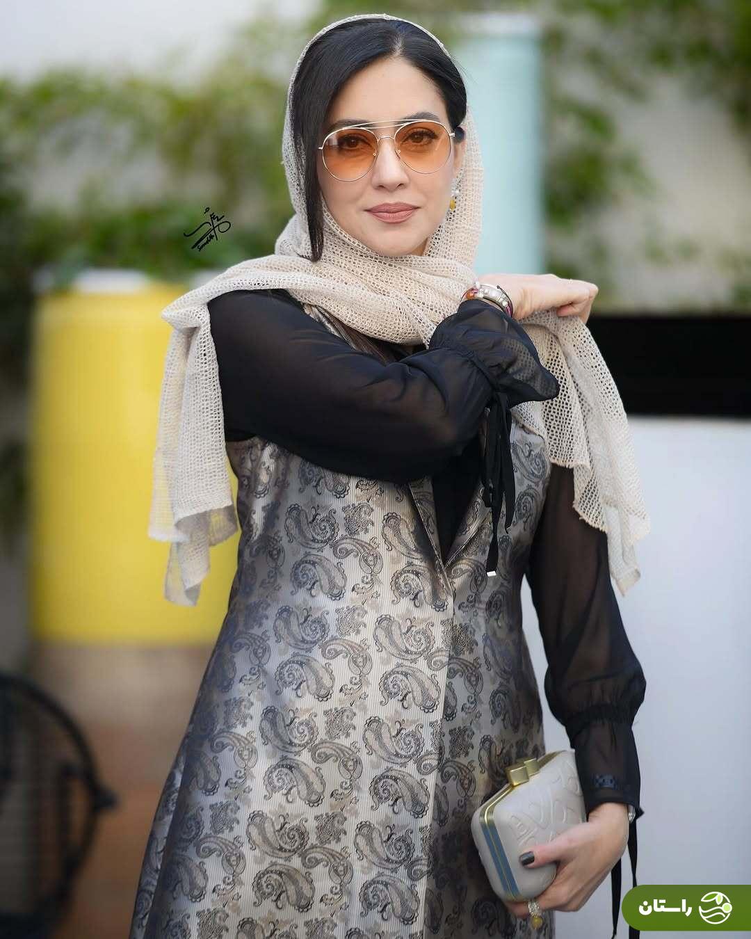 تصاویر | ژست‌های بهاره کیان افشار با استایل جدید