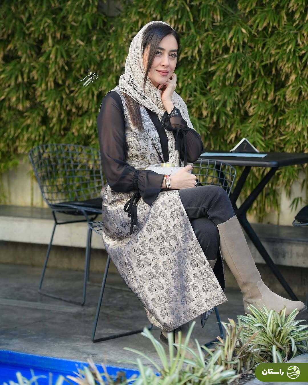 تصاویر | ژست‌های بهاره کیان افشار با استایل جدید
