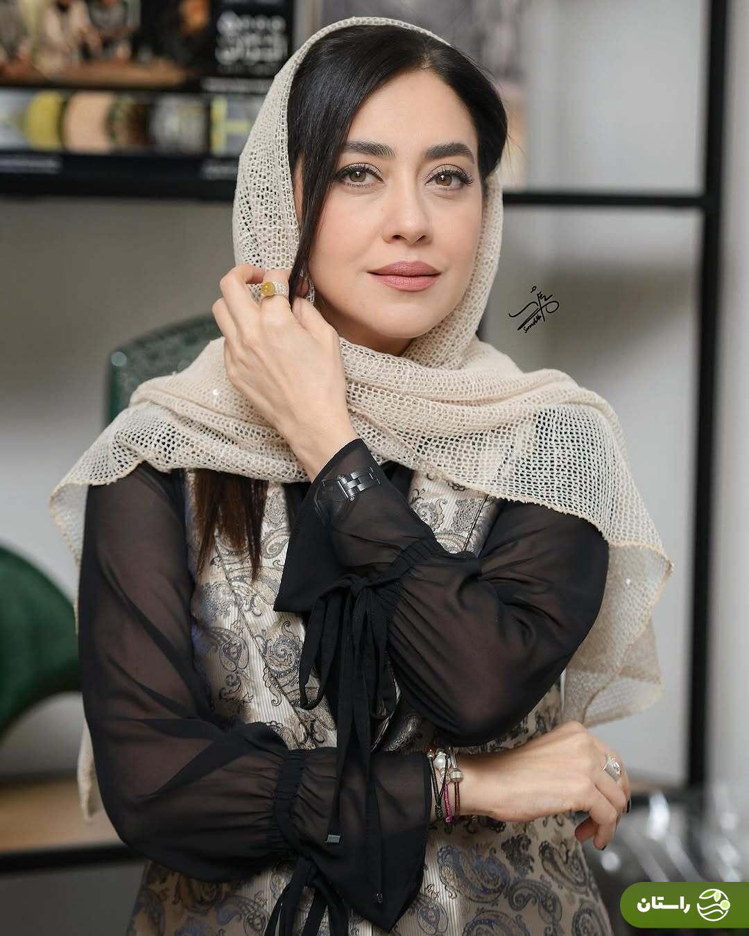 تصاویر | ژست‌های بهاره کیان افشار با استایل جدید