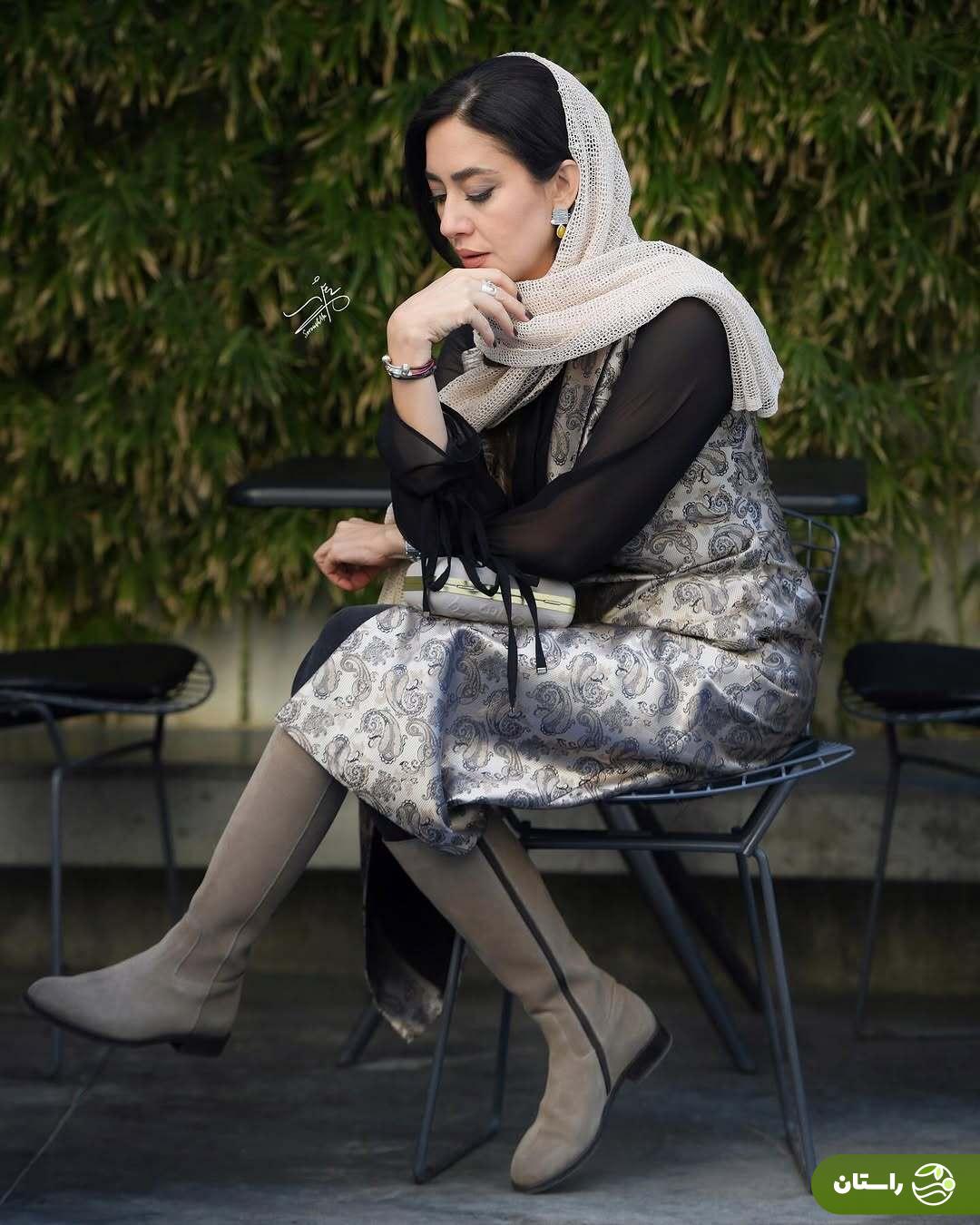 تصاویر | ژست‌های بهاره کیان افشار با استایل جدید