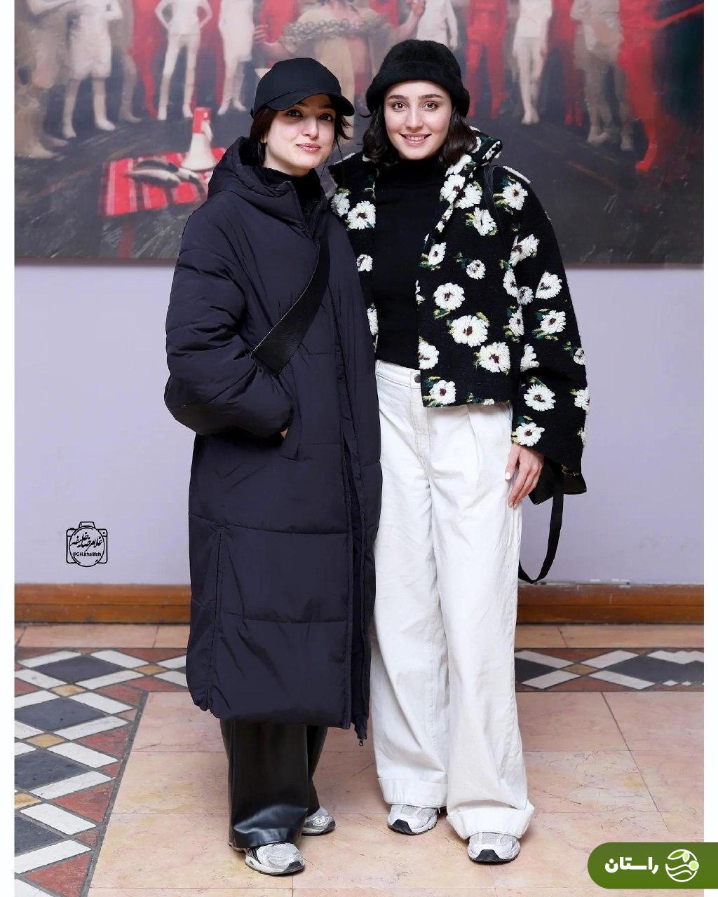 تصویری دو نفره از ندا جبرئیلی و سها نیاستی