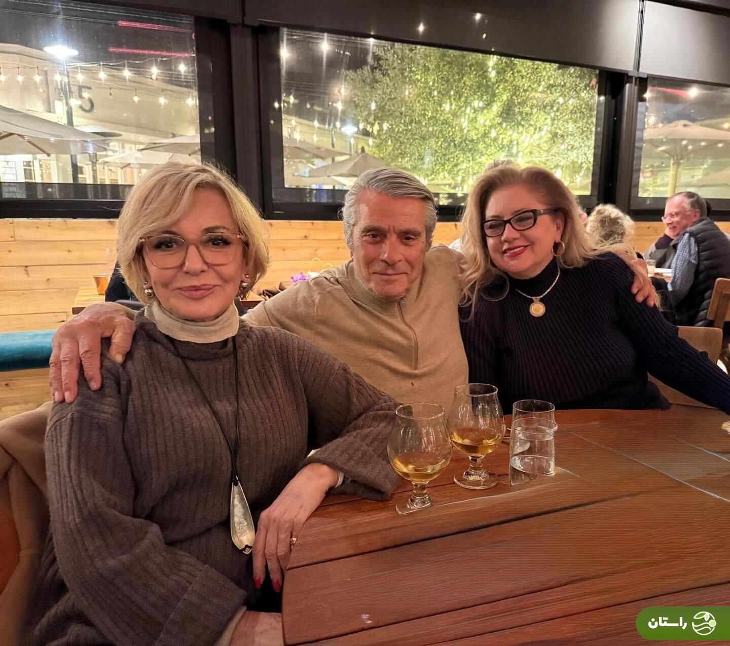 عکس | دیدار گوگوش با بهروز وثوقی و همسرش در کالیفرنیا عکس | دیدار گوگوش با بهروز وثوقی و همسرش در کالیفرنیا