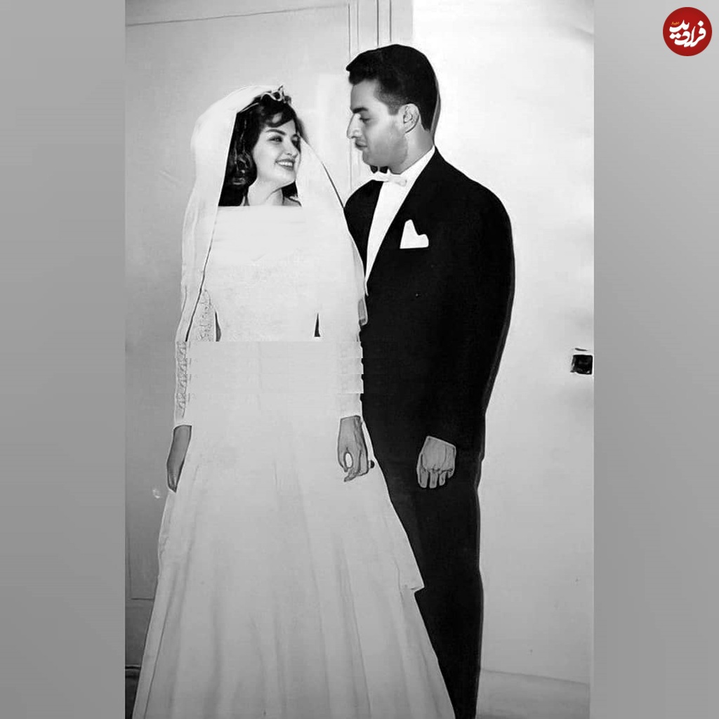 عکس | سفر در زمان؛ مراسم عروسی «پوران و همسر دوم‌اش حبیب روشن زاده»؛ سال ۵۸