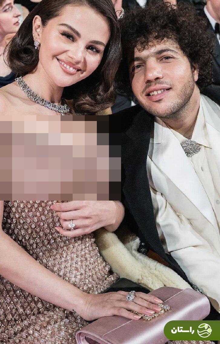 تصاویر | خودنمایی سلنا گومز با لباسی ساخته شده از ۱۶ هزار کریستال تصاویر | خودنمایی سلنا گومز با لباسی ساخته شده از ۱۶ هزار کریستال