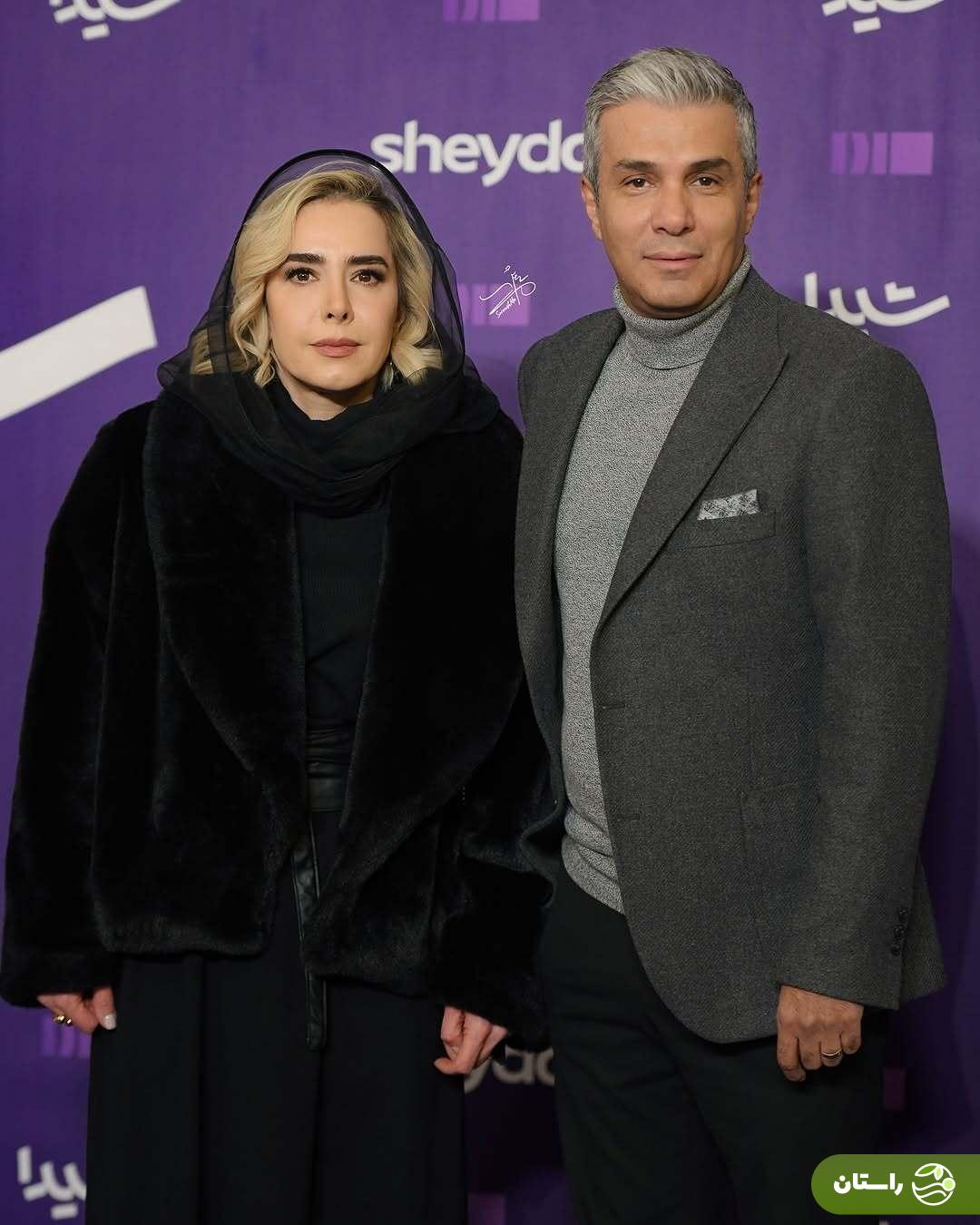 جدیدترین عکس از  آریا عظیمی‌نژاد و همسرش