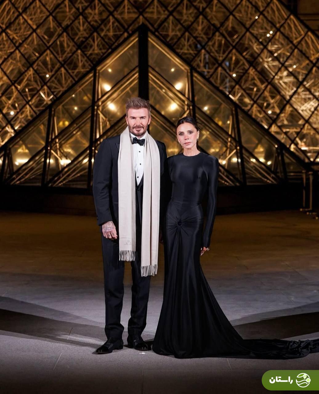 عکس | استایل خاص دیوید بکام و همسرش مقابل مشهورترین موزه جهان عکس | استایل خاص دیوید بکام و همسرش مقابل مشهورترین موزه جهان