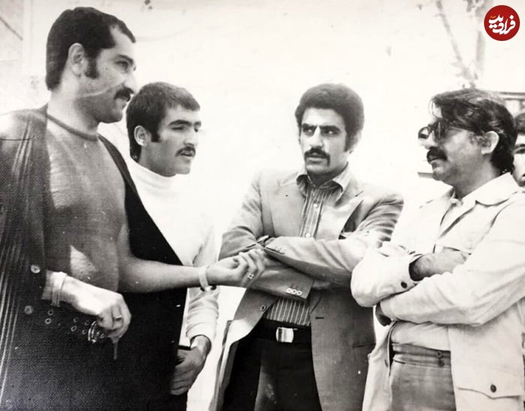عکس | تونل زمان؛ عزت‌الله انتظامی و داریوش ارجمند با دو سبیل کم پشت در دهه ۵۰