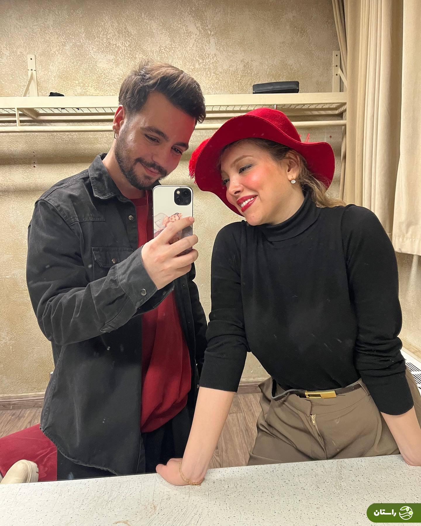 تصاویر | صدف اسپهبدی در پشت صحنه تئاتر کورالاین