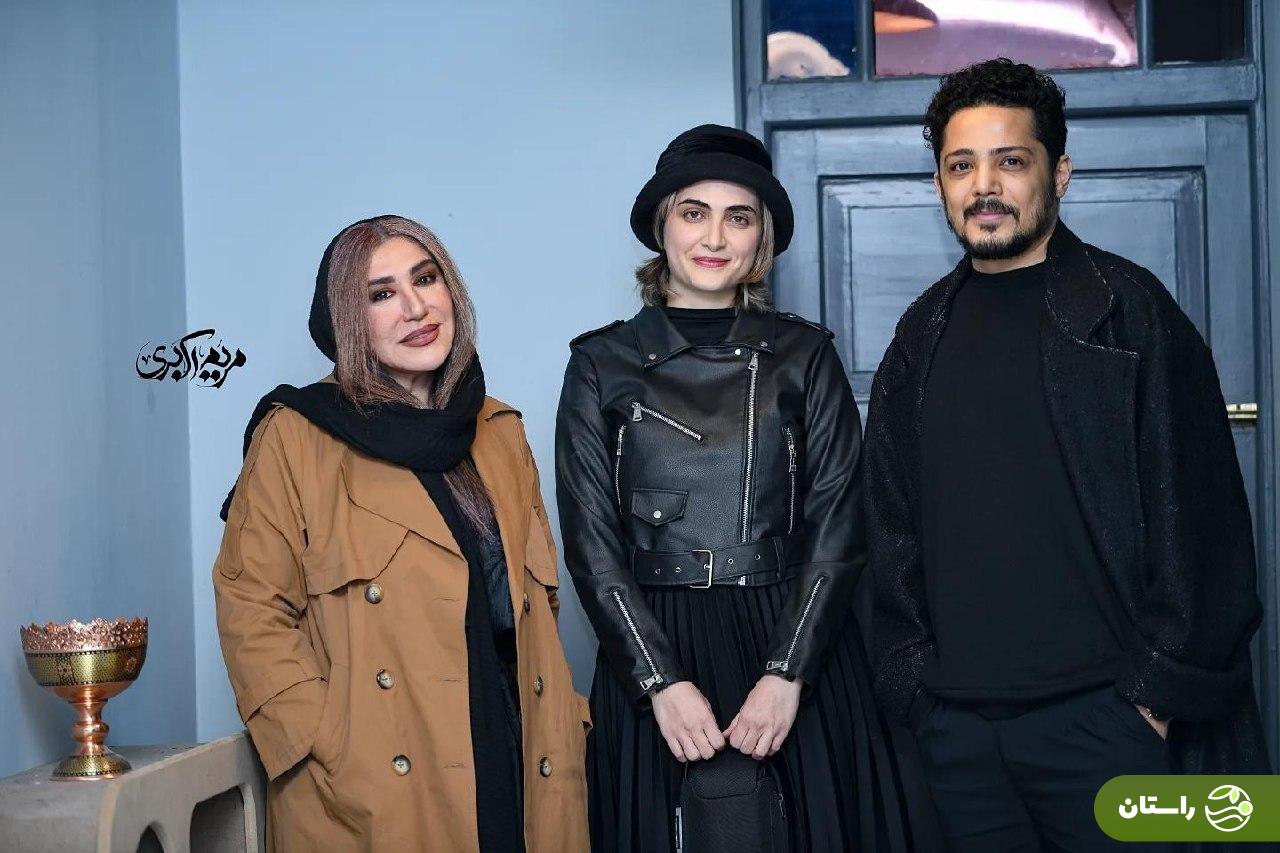 تصاویر | استایل الناز ملک در پشت صحنه یک تئاتر