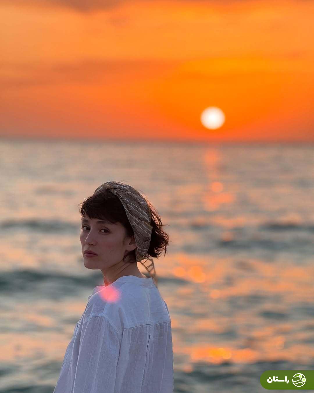 عکس زیبا و هنری فرشته حسینی در غروب دریا پر بازدید شد عکس زیبا و هنری فرشته حسینی در غروب دریا پر بازدید شد