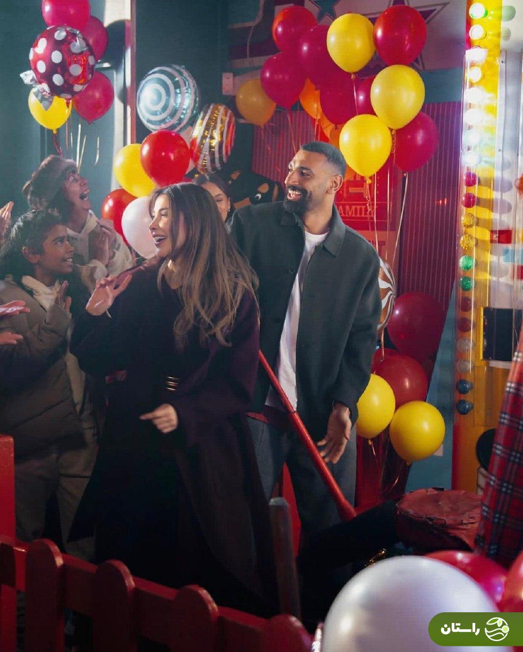 تصاویر | همکاری تبلیغاتی نانسی عجرم و محمد صلاح