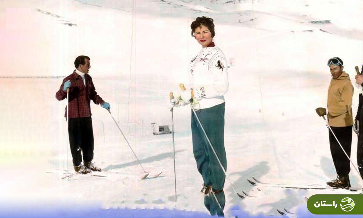 تصاویر | تونل زمان؛ ژست ثریا اسفندریاری زن دوم محمدرضا شاه در پیست اسکی تهران سال ۱۳۳۱ تصاویر | تونل زمان؛ ژست ثریا اسفندریاری زن دوم محمدرضا شاه در پیست اسکی تهران سال ۱۳۳۱