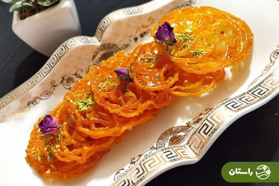 طرز تهیه زولبیا خانگی خوشمزه به روش قنادی + نکات کلیدی و فوت و فن‌ها