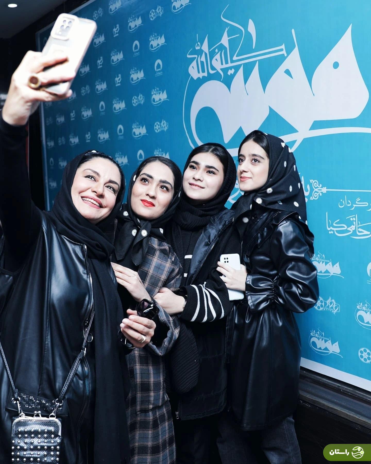 تصاویر | استقبال پرشور قمی‌ها از مریلا زارعی در اکران موسی کلیم‌الله