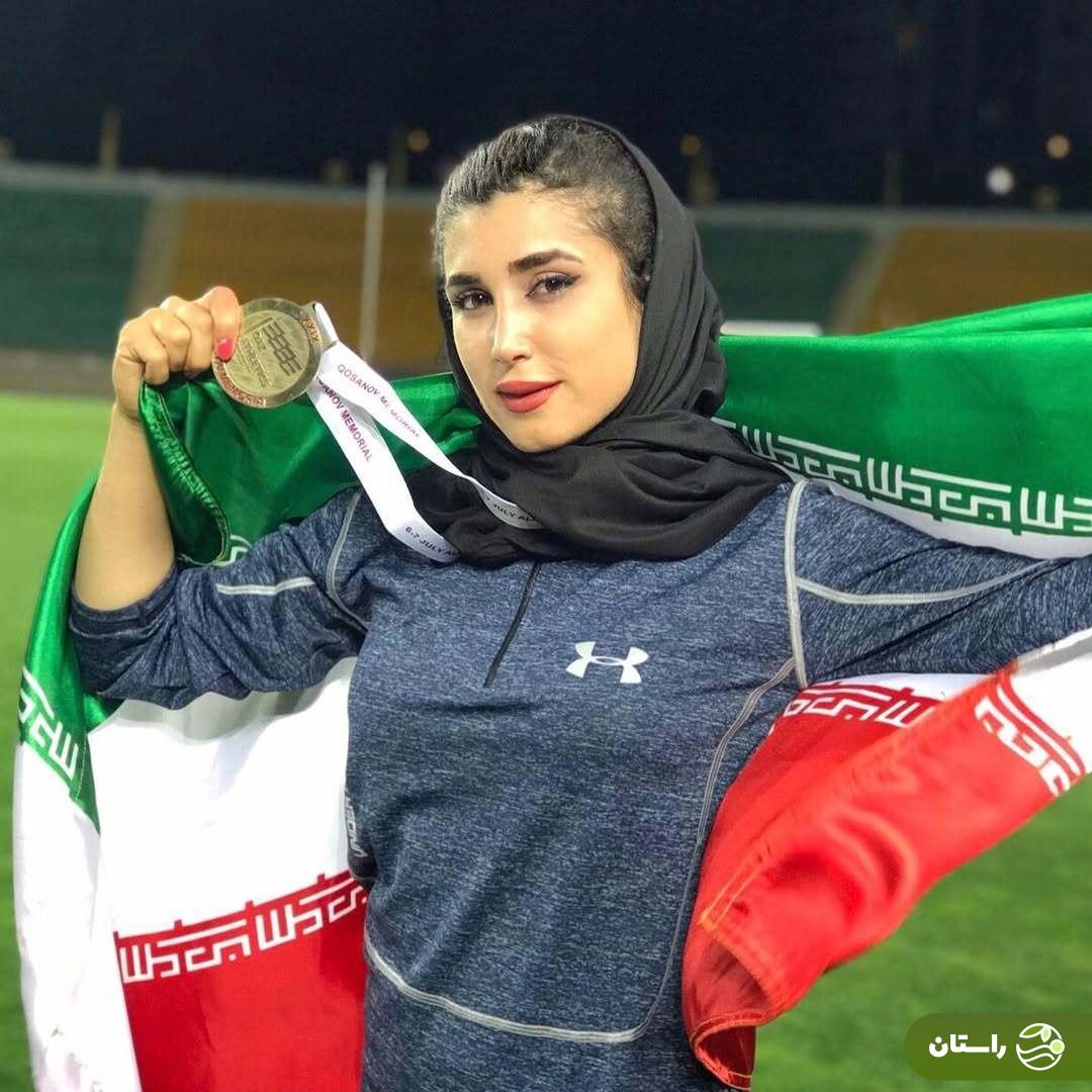 جدیدترین تصاویر از جواهر زمانی؛ دختر قهرمان پرش سه گام ایران