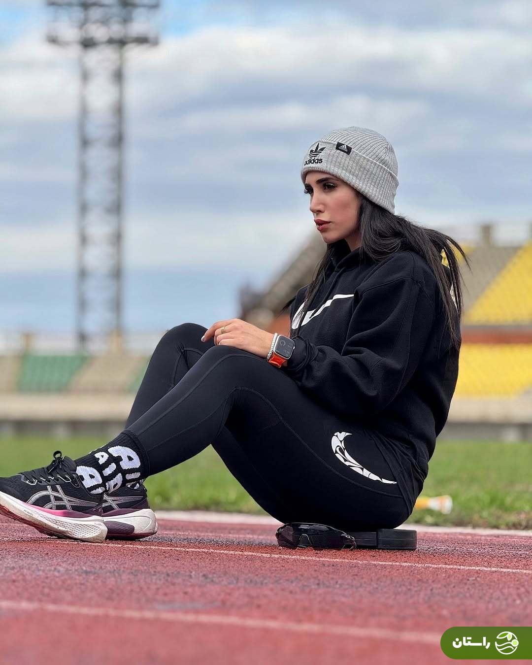 جدیدترین تصاویر از جواهر زمانی؛ دختر قهرمان پرش سه گام ایران
