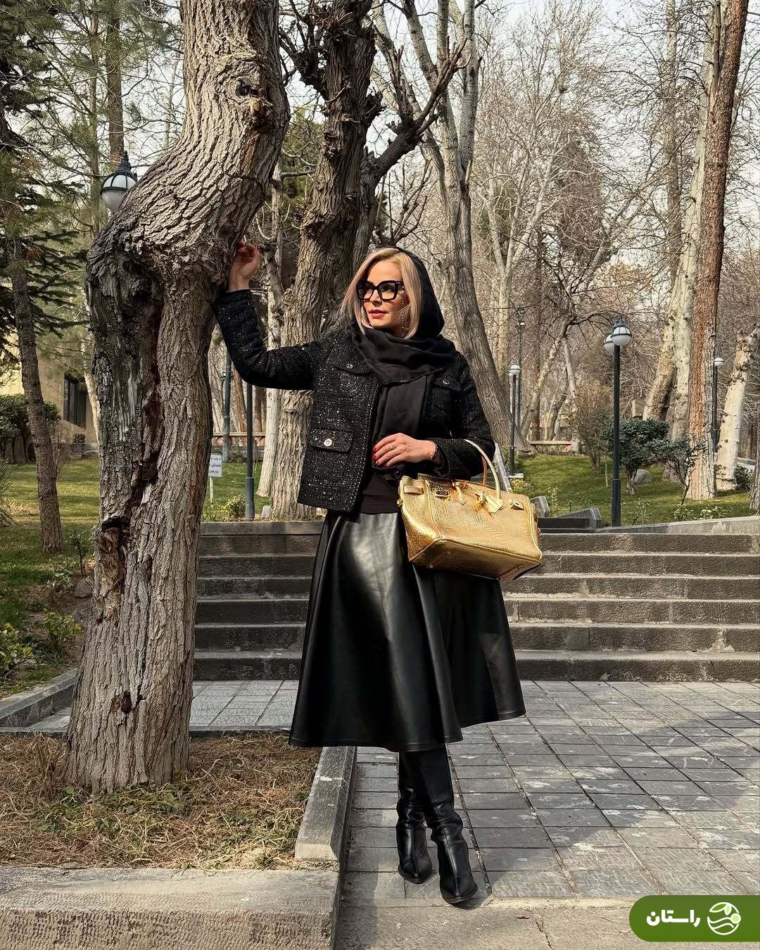 عکس | استایل غیر قابل تشخیص سپیده خداوردی مرضیه سریال آوای باران در یک پارک عکس | استایل غیر قابل تشخیص سپیده خداوردی مرضیه سریال آوای باران در یک پارک