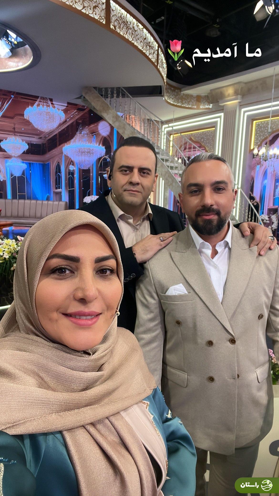 عکس | آرایش ملایم و لباس خوش رنگ المیرا شریفیمقدم در ویژه برنامه عید نوروز عکس | آرایش ملایم و لباس خوش رنگ المیرا شریفیمقدم در ویژه برنامه عید نوروز