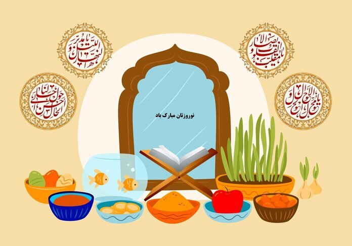 پیام تبریک عید نوروز ۱۴۰۴ + عکس و کارت پستال‌‌ نوروزی