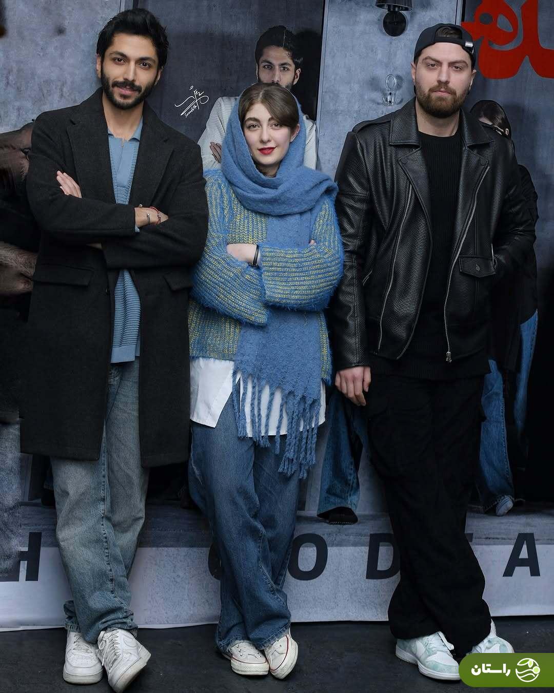 تصاویر | کیسان دیباج، الیکا ناصری و مه‌لقا باقری در پشت صحنه «پدرخوانده»