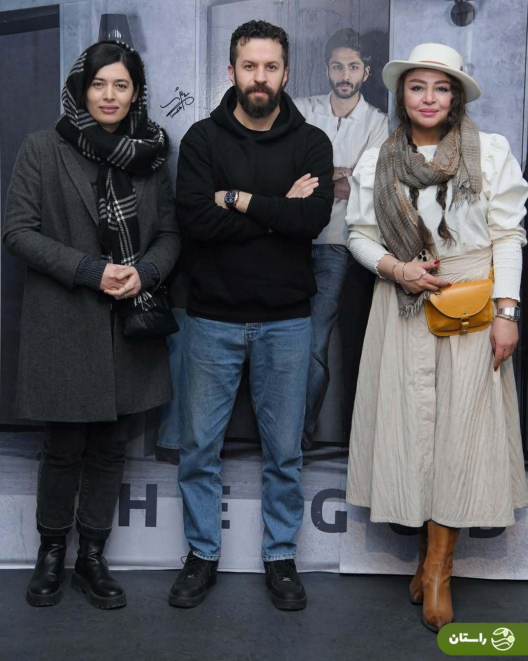 تصاویر | کیسان دیباج، الیکا ناصری و مه‌لقا باقری در پشت صحنه «پدرخوانده»