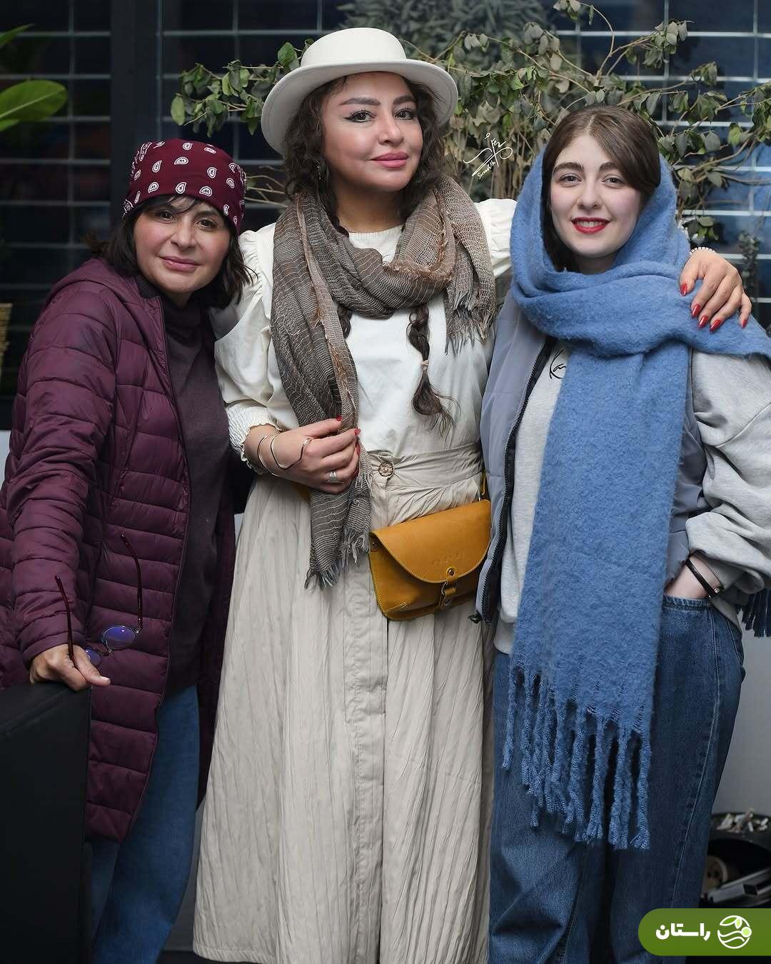 تصاویر | کیسان دیباج، الیکا ناصری و مه‌لقا باقری در پشت صحنه «پدرخوانده»