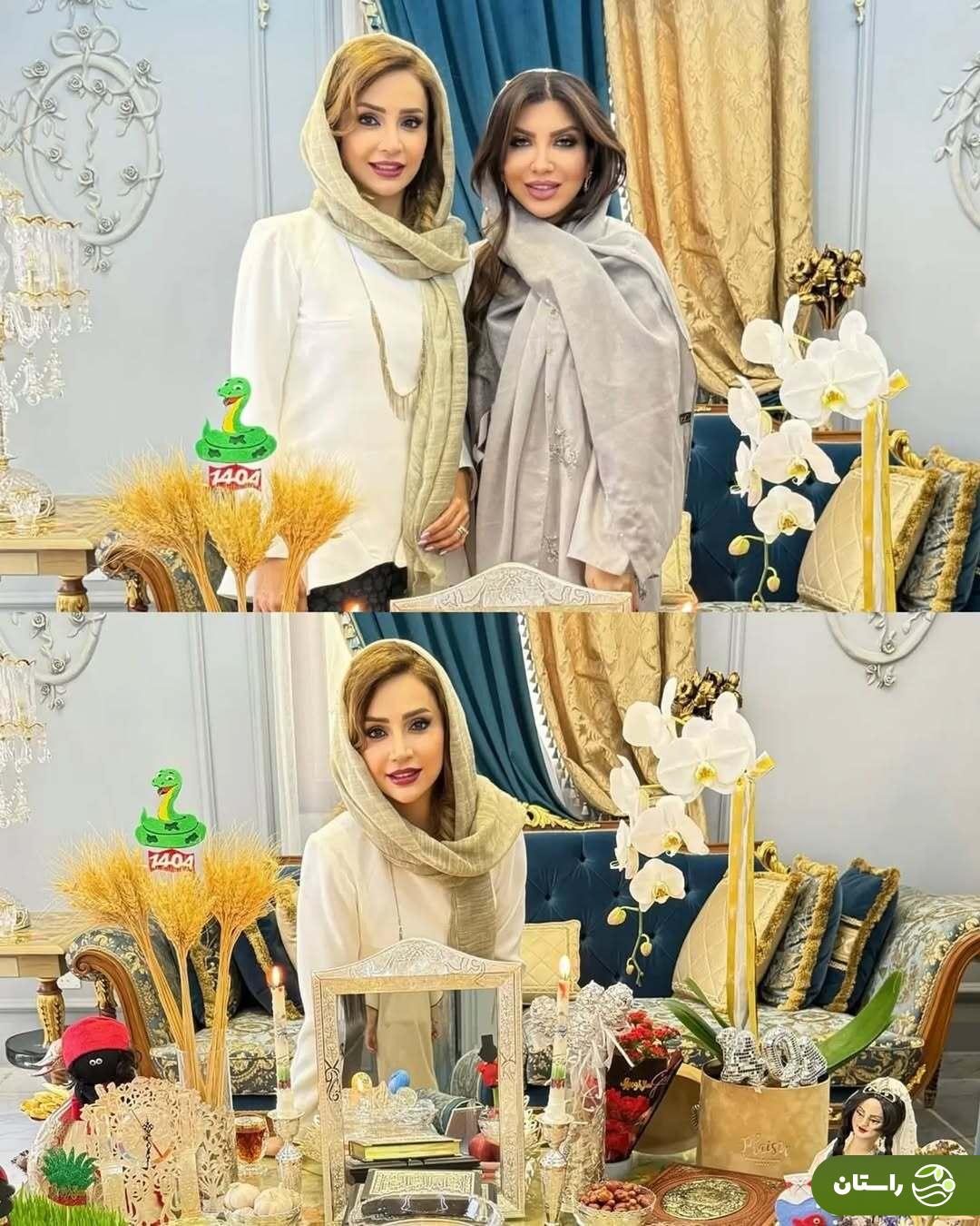 تصاویر هنرمندان پای سفره هفت سین ۱۴۰۴