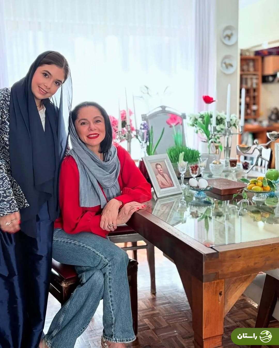 تصاویر هنرمندان پای سفره هفت سین ۱۴۰۴