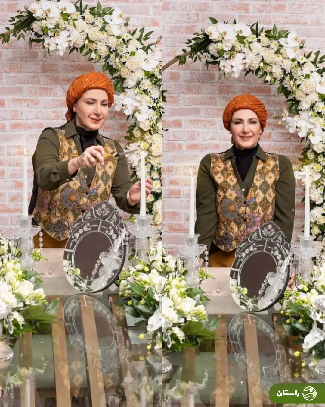 تصاویر هنرمندان پای سفره هفت سین ۱۴۰۴