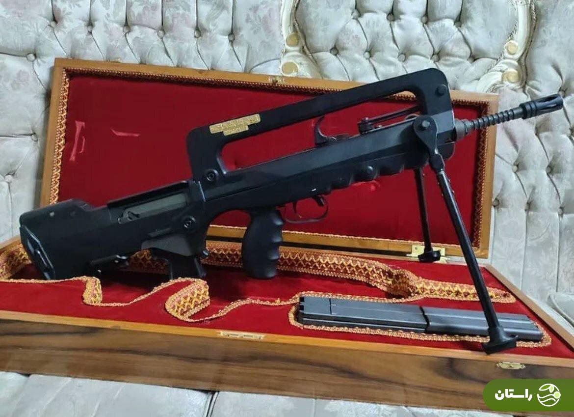 عکس | اسلحه شخصی بشار اسد پیدا شد