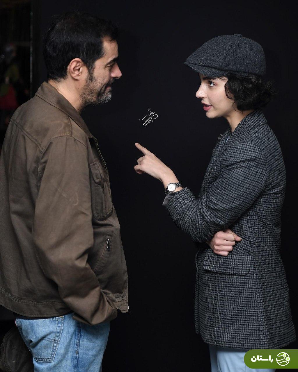تصاویر | گفت‌وگوی داغ لاله مرزبان و شهاب حسینی بازیگران سریال آبان