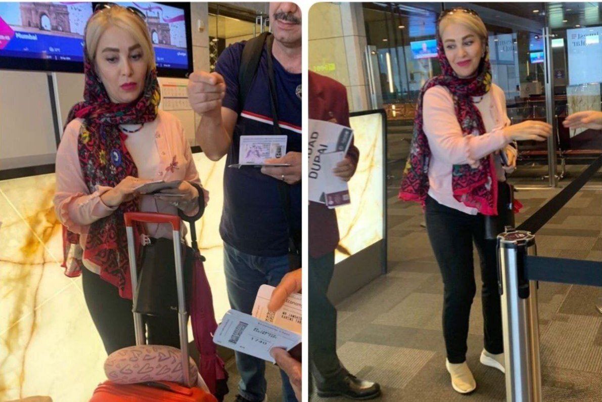 عکس | تیپ جنجالی ژیلا صادقی در بازگشت به آمریکا عکس | تیپ جنجالی ژیلا صادقی در بازگشت به آمریکا