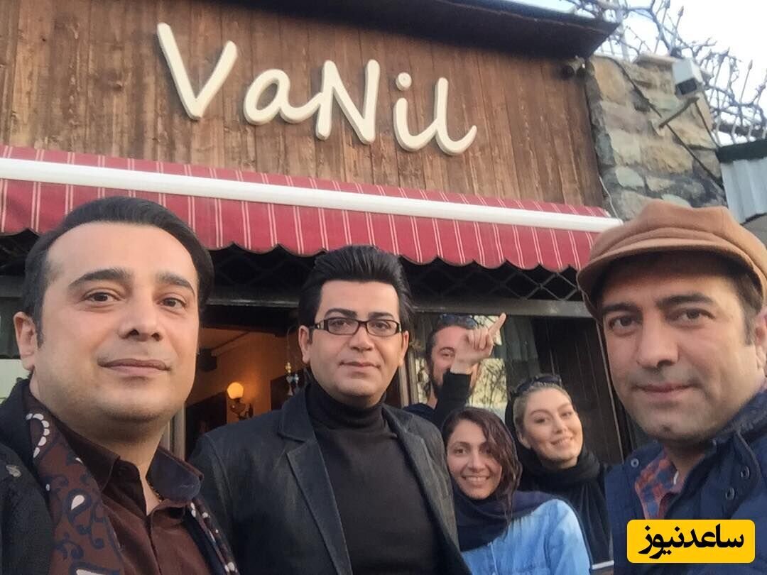 عکس | حضور سپند امیرسلیمانی در رستوران همسر امین حیایی