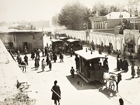 عکسی دیده نشده از شهر تهران در دوران قاجار