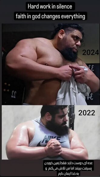 ویدئو | هالک ایرانی: من فتوشاپ نیستم! ویدئو | هالک ایرانی: من فتوشاپ نیستم!