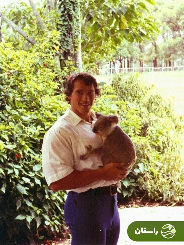 تصویری کمتر دیده شده از آرنولد جوان