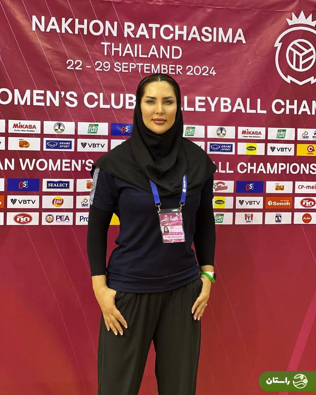 تصویری از مرضیه کریمی؛ ‌مربی بدنساز تیم والیبال دختران سایپا خبرساز شد