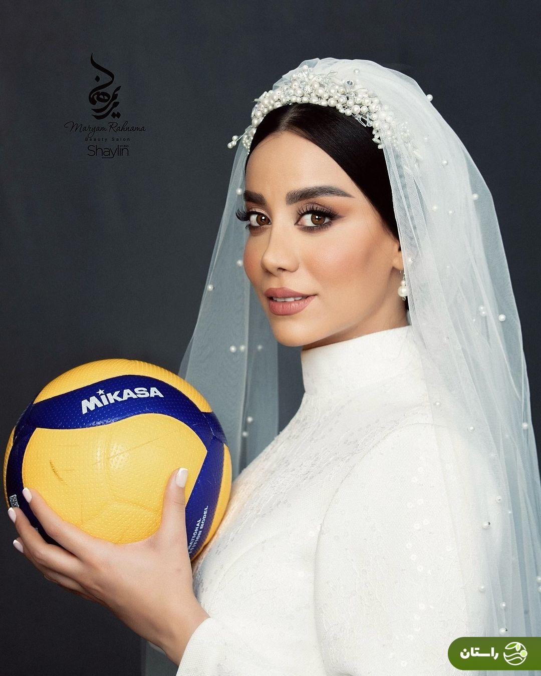 تصاویر ازدواج شبنم علیخانی و حامد تاری‌وردی؛ زوج والیبالیست