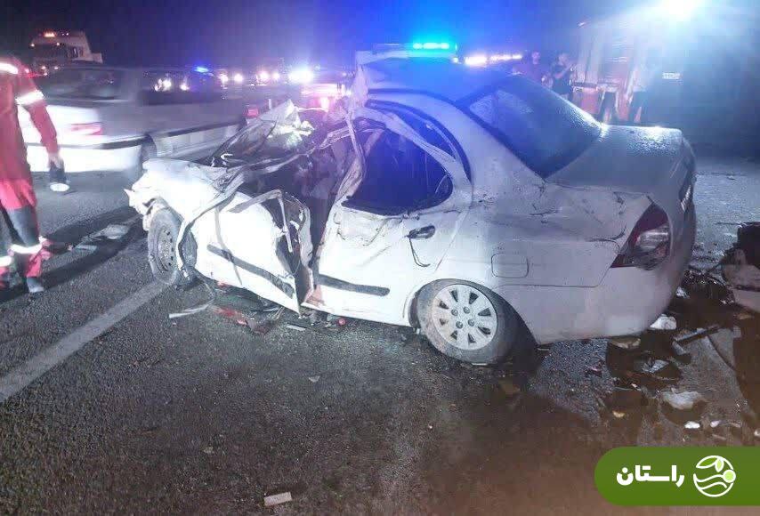 تصاویر | تصادف عجیب  و فجیع در جاده ساوه به همدان؛ ۱۱ نفر جانباختند تصاویر | تصادف عجیب  و فجیع در جاده ساوه به همدان؛ ۱۱ نفر جانباختند