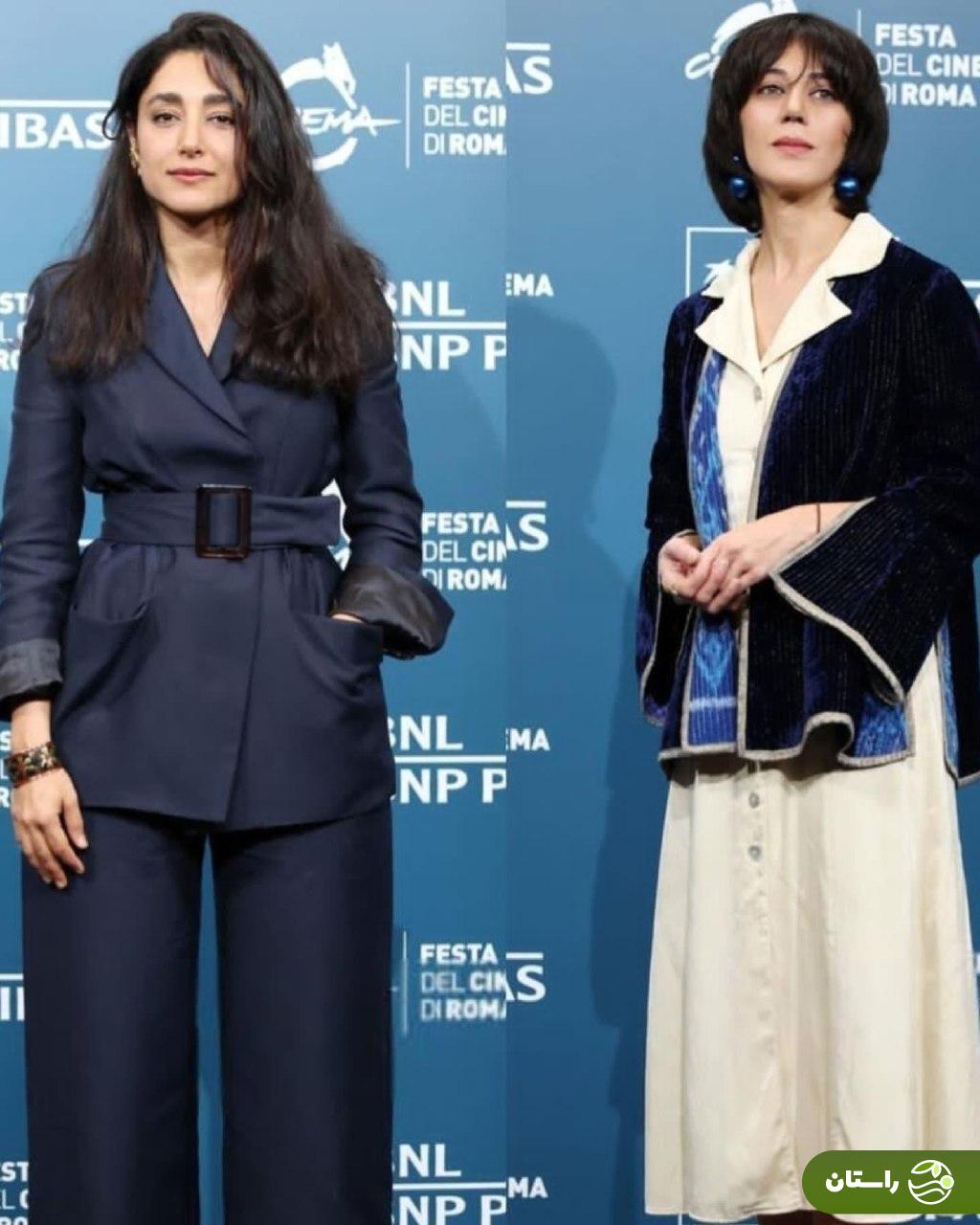 تصاویر | گلشیفته فراهانی و زر ابراهیمی در جشنواره رم